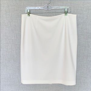 White Calvin Klein Pencil Skirt
